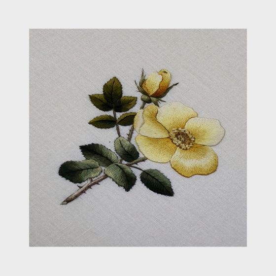 ปักดอกไม้