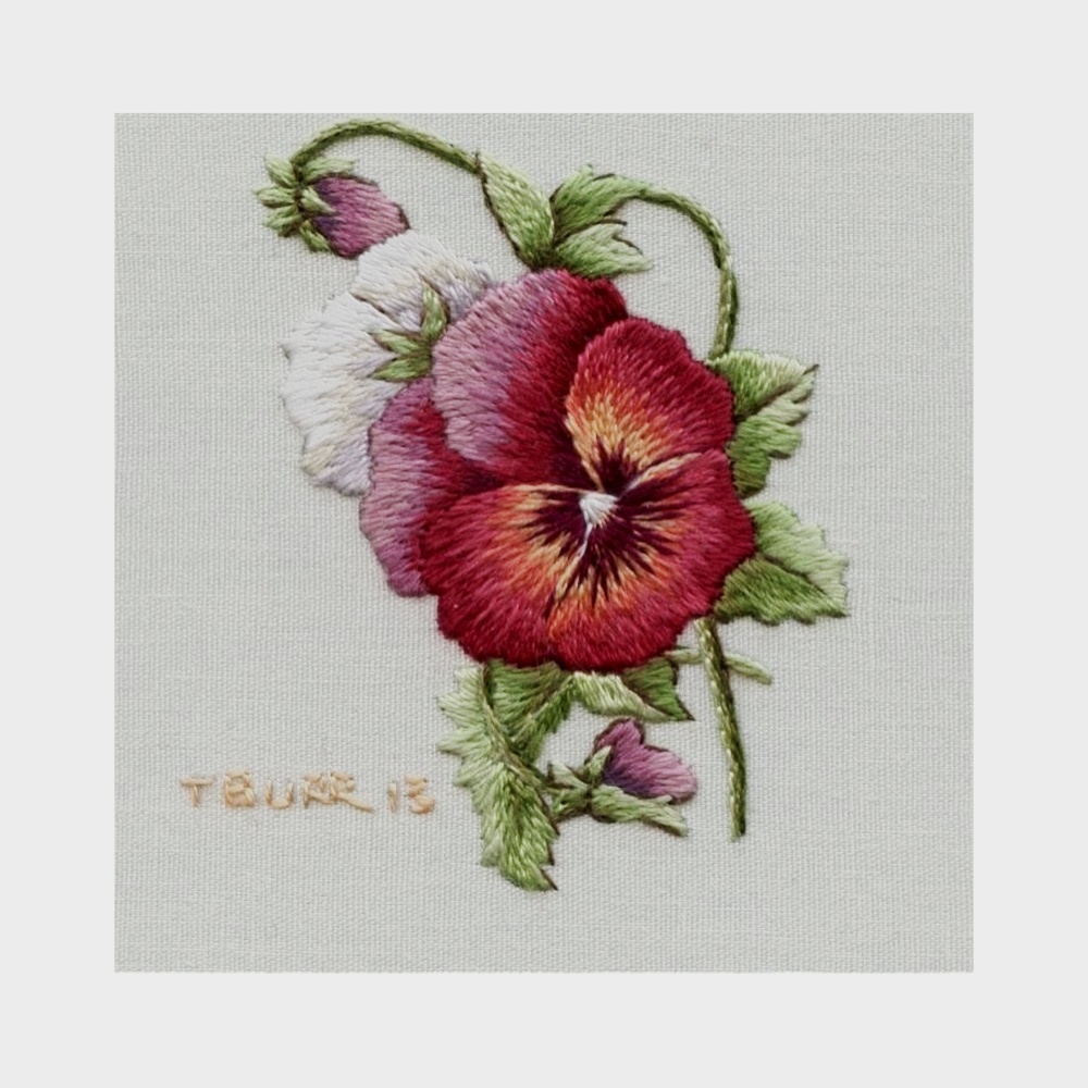 ปักดอกไม้