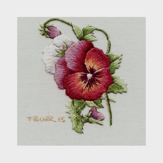 ปักดอกไม้