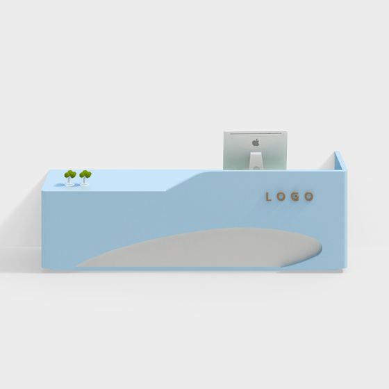 mostrador de recepción