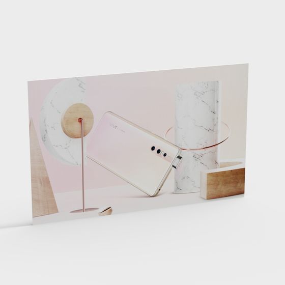 Minimalist Tech Showcase 3D model