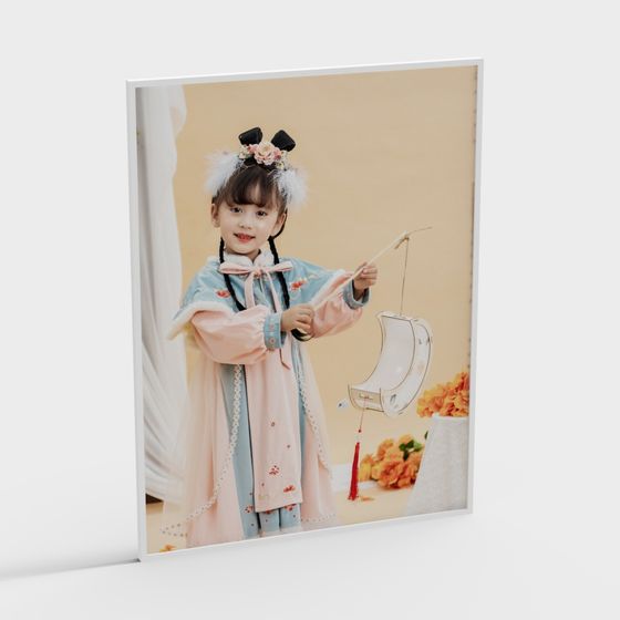 Ancient Style Girl 3D model