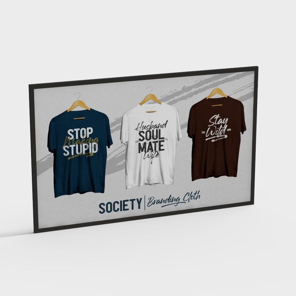 clothing store poster