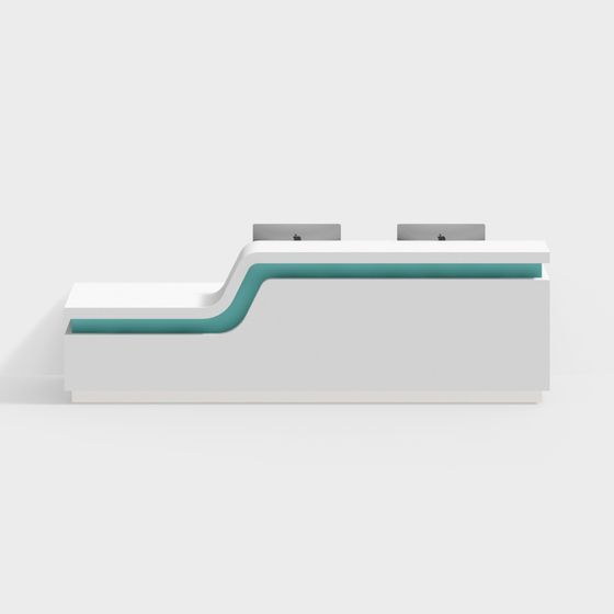 Functional Green Nurse Station 3D Model for Registration