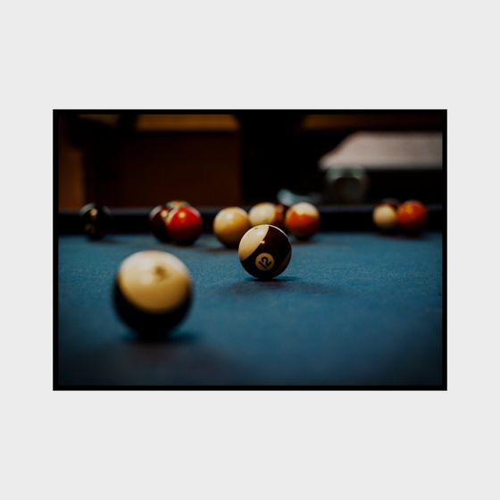 Realistic Billiard Table 3D model