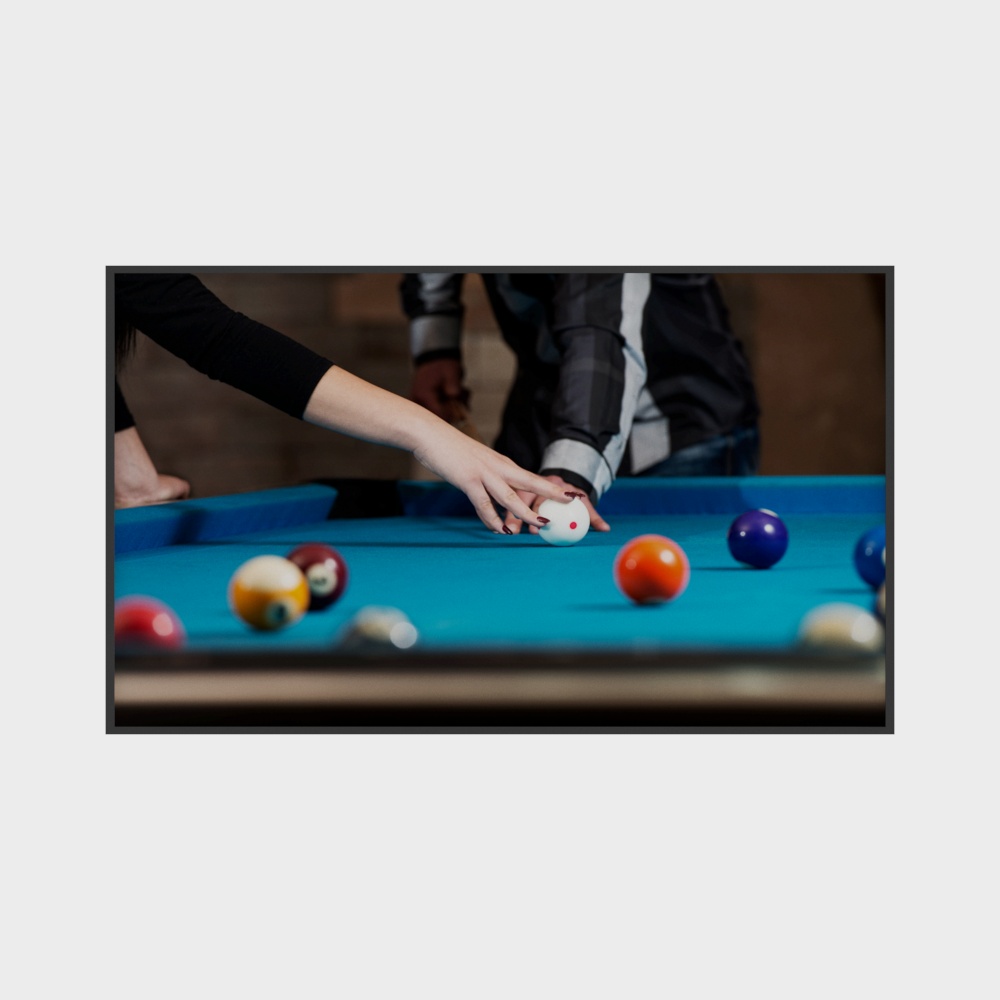 โปสเตอร์ของห้องบิลเลียด