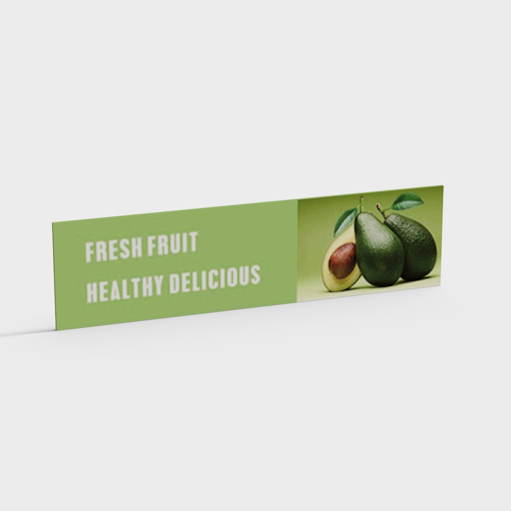 Fruit shop poster