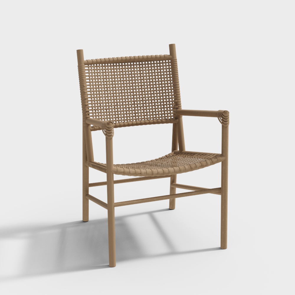 New Chinese style bamboo chair