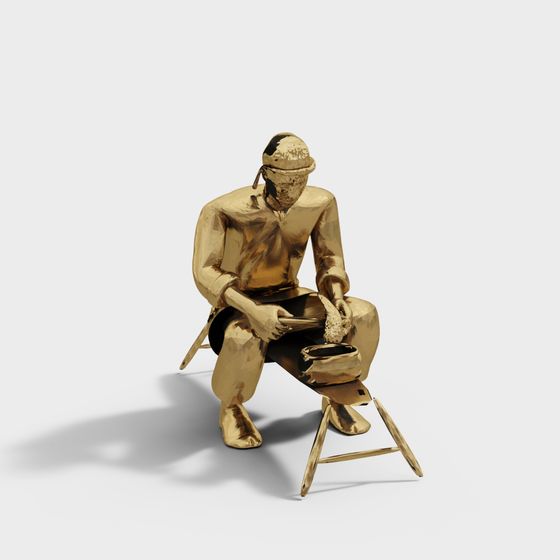 Artisan Goldsmith 3D Model for Creative Projects