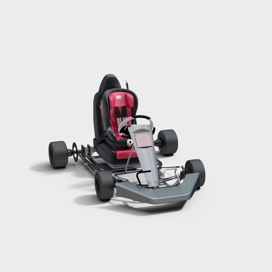 Stylish Go Kart 3D model for Creative Projects