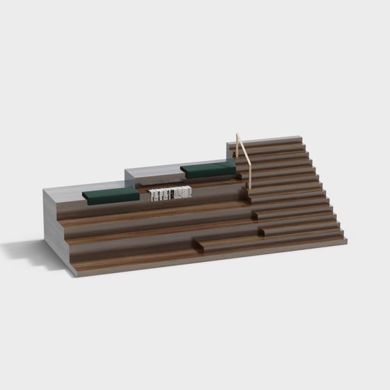 City Staircase 3D model for Urban Spaces