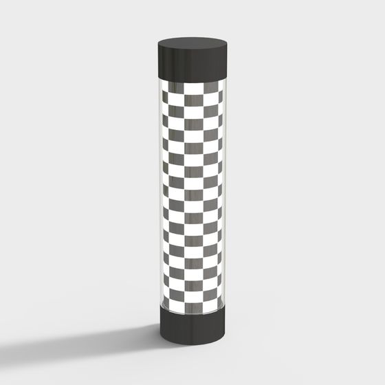 Checkerboard Cylinder 3D model