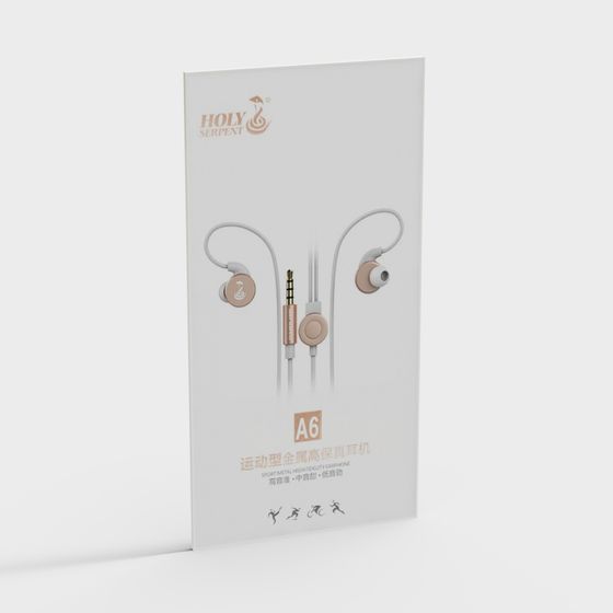 Holy Serpent A6 Earphone 3D model