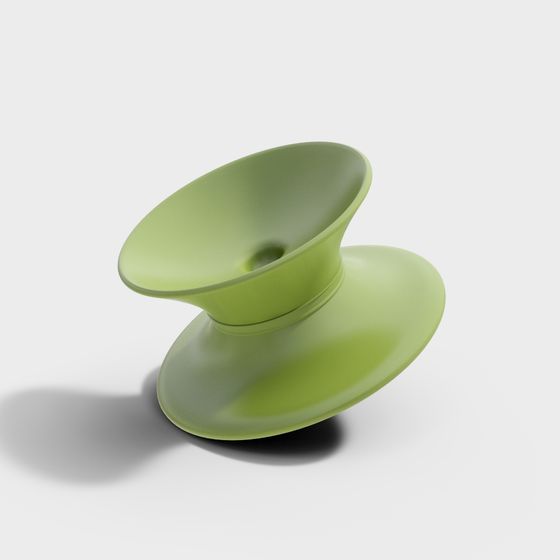 Stylish Spiral Stool 3D model