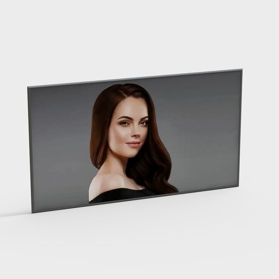 Stylish Fashion Mirror 3D model