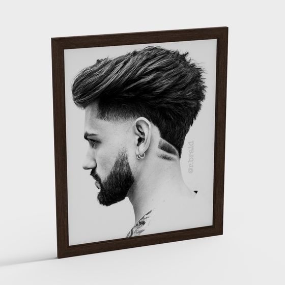 Urban Silhouette Low-Poly 3D Model