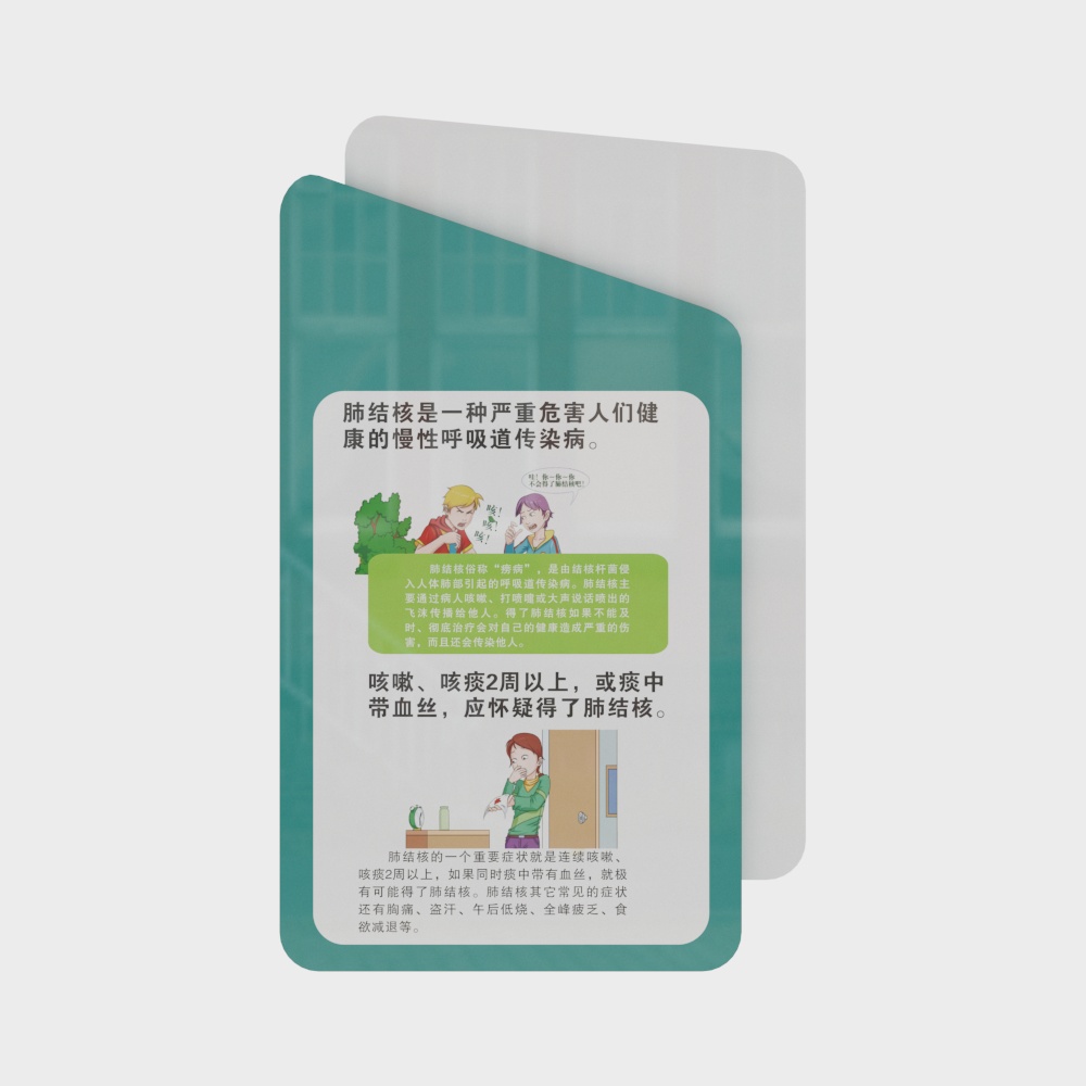 Health Education Pamphlet 3D Model