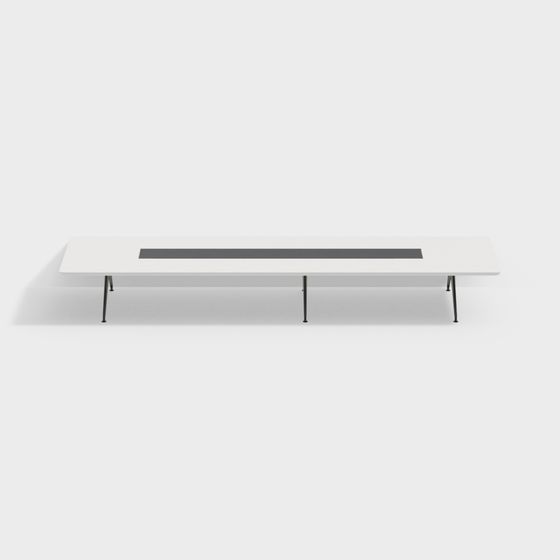Stylish Minimalist Conference Table 3D model