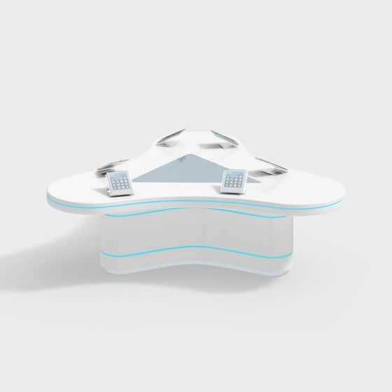 Cloud-Shaped Coffee Table 3D model for Future Living Rooms