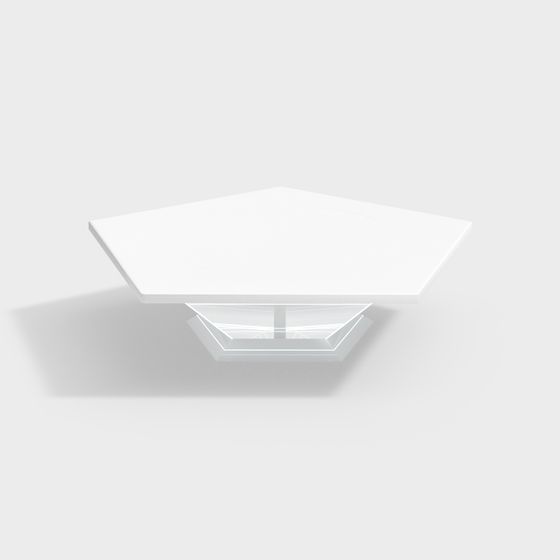 Sleek Floating Dining Table 3D model