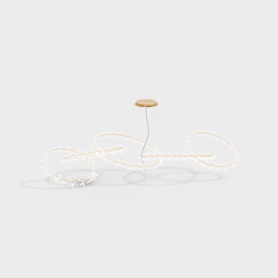 Luminous Chandelier 3D model