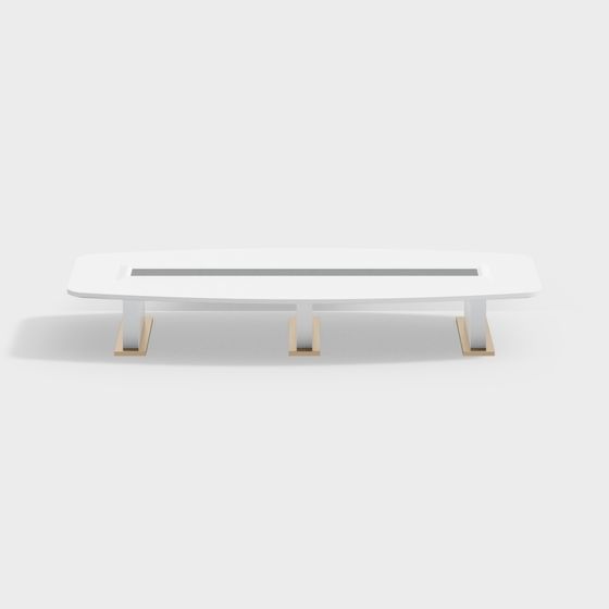 Minimalist Coffee Table 3D model for Modern Spaces