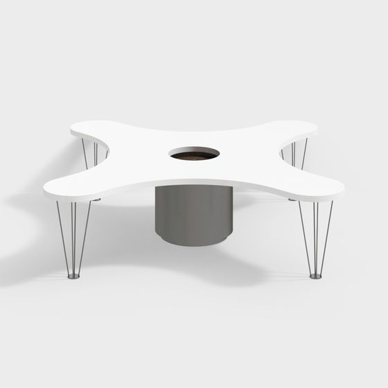Flowing Coffee Table 3D model
