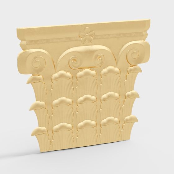 Etruscan Capital 3D Model - Classical Meets Modern Design