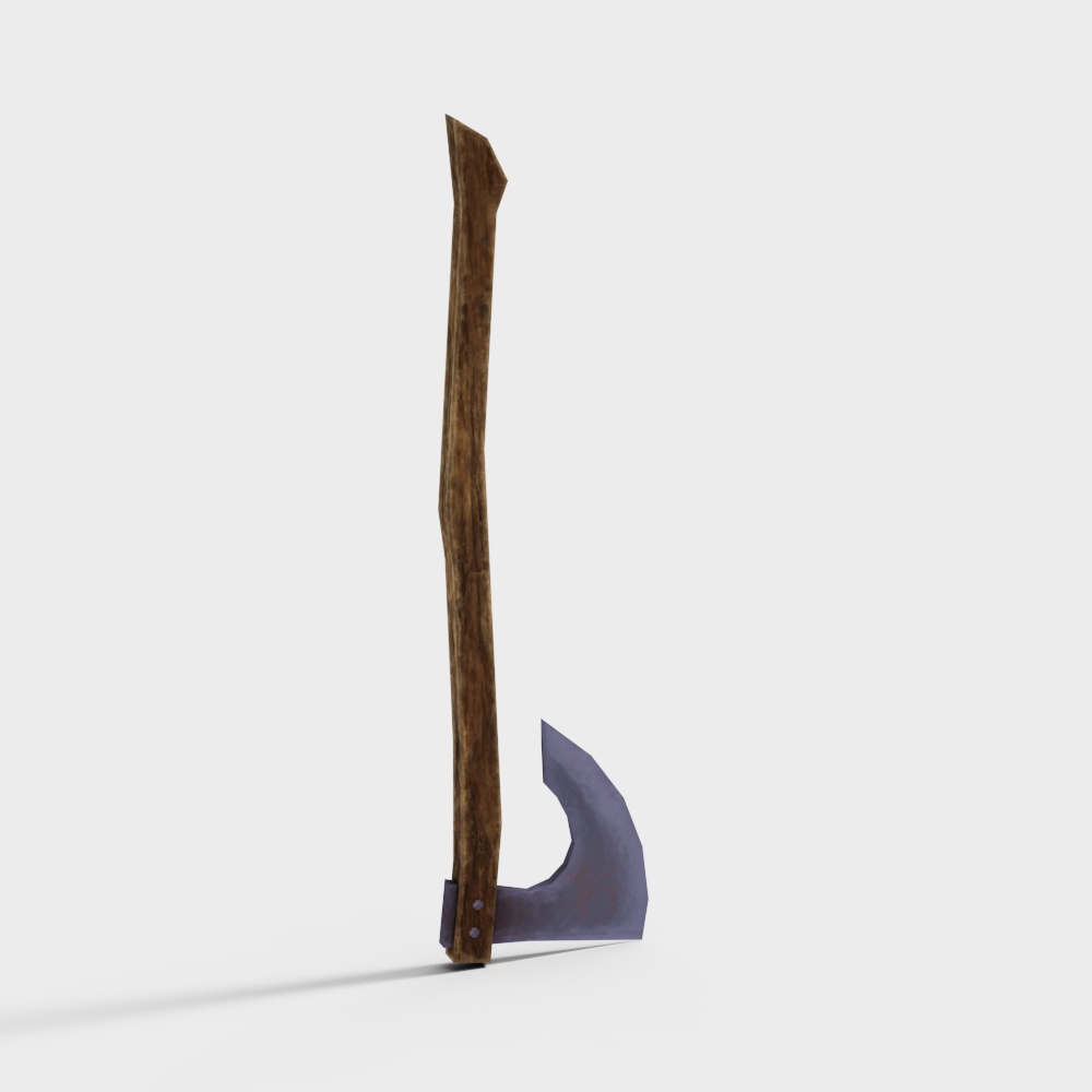 Primitive Blade 3D model - The Barbaric Axe