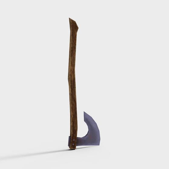 Primitive Blade 3D model - The Barbaric Axe