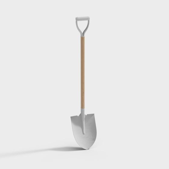 Minimalist 3D Shovel Model for Creative Projects