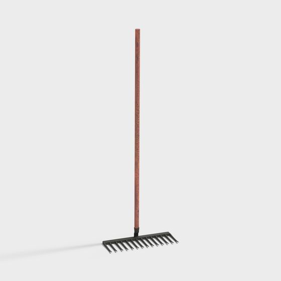 Exquisite Low-Poly 3D Broom Model