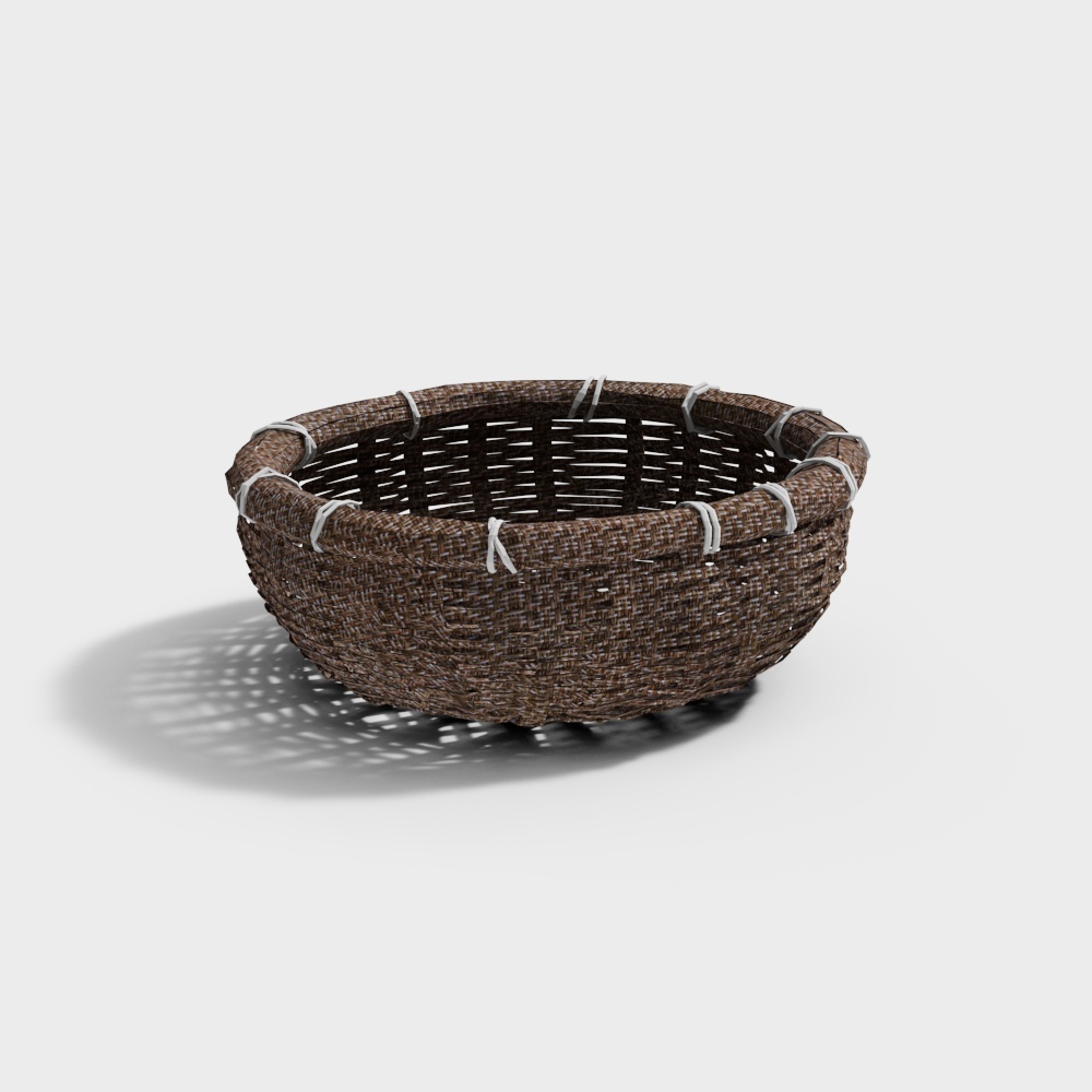 Country Craft Basket 3D model