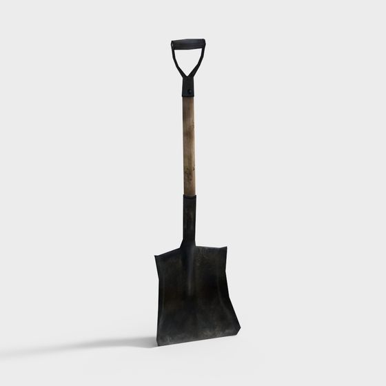 Vintage Shovel 3D model