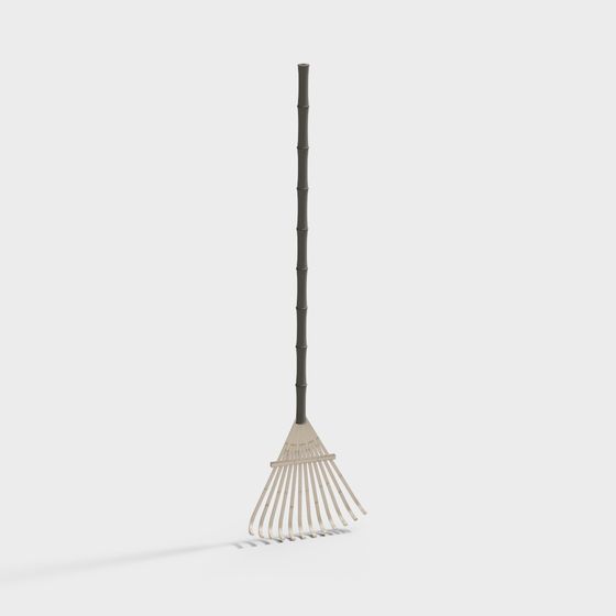 Bamboo Garden Rake 3D model