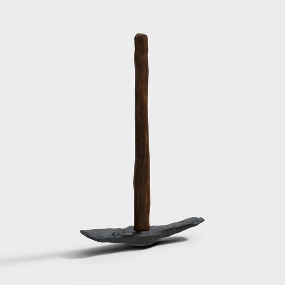 Rustic Pickaxe 3D model