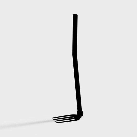 Rustic Pitchfork 3D Model for Designers and Game Developers