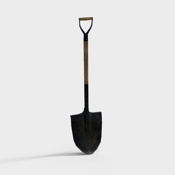 Vintage Shovel 3D Model for Creative Projects