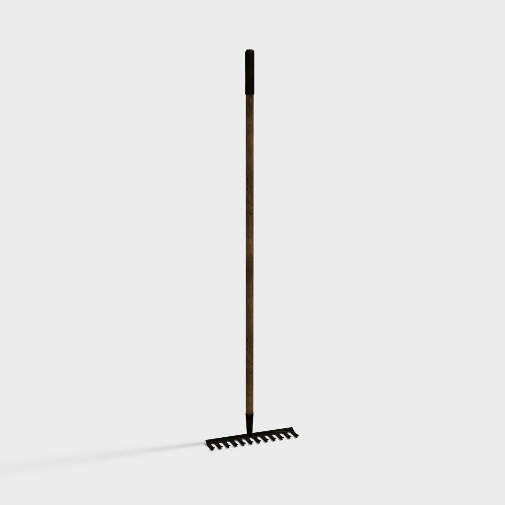 Vintage Style 3D Shovel Model with High Detail