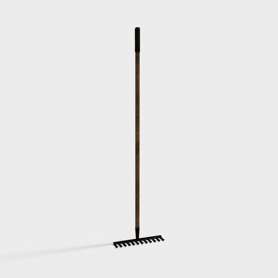 Vintage Style 3D Shovel Model with High Detail