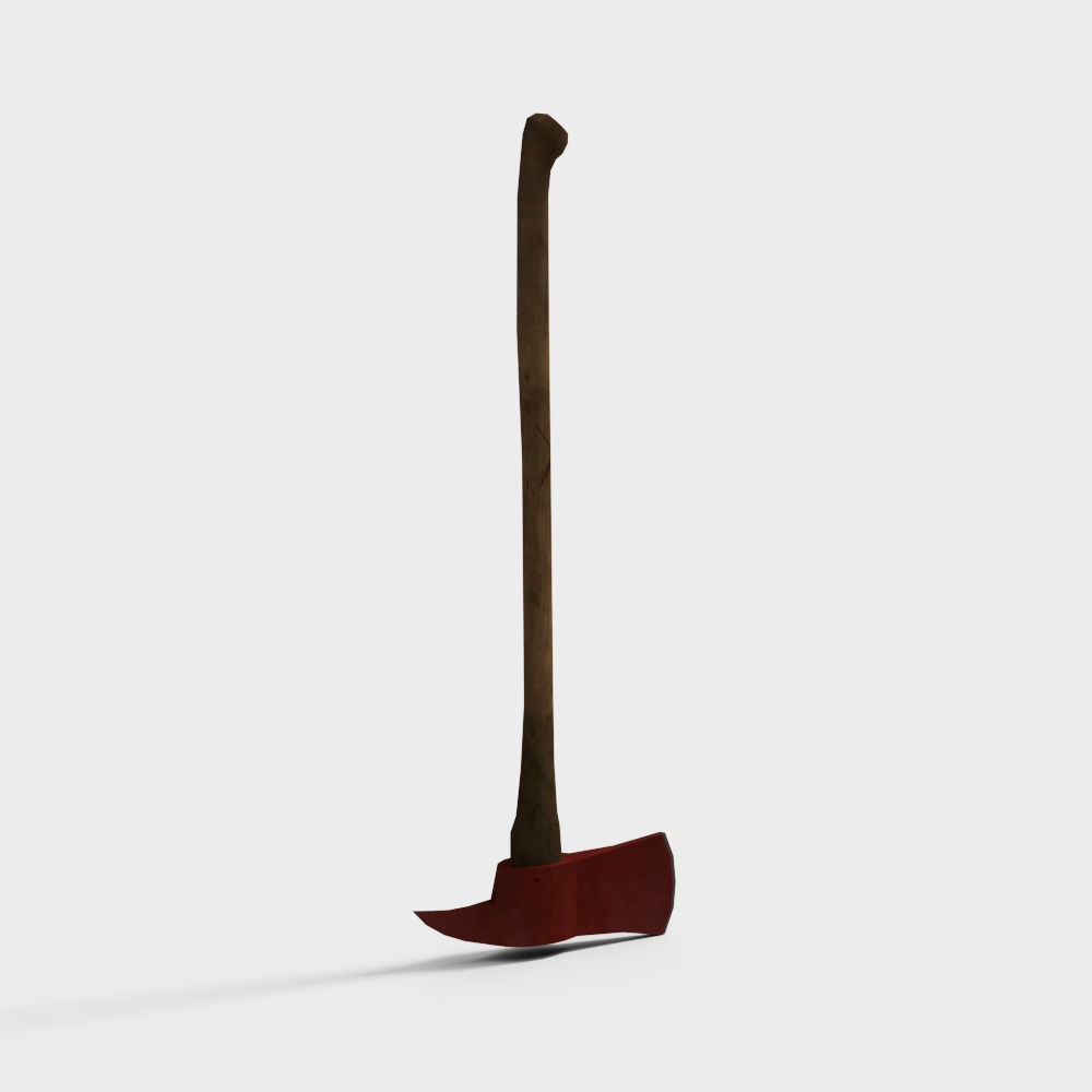 Forest Axe Low Poly 3D model