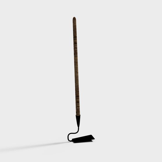 Traditional Hoe 3D model for Rustic Environments