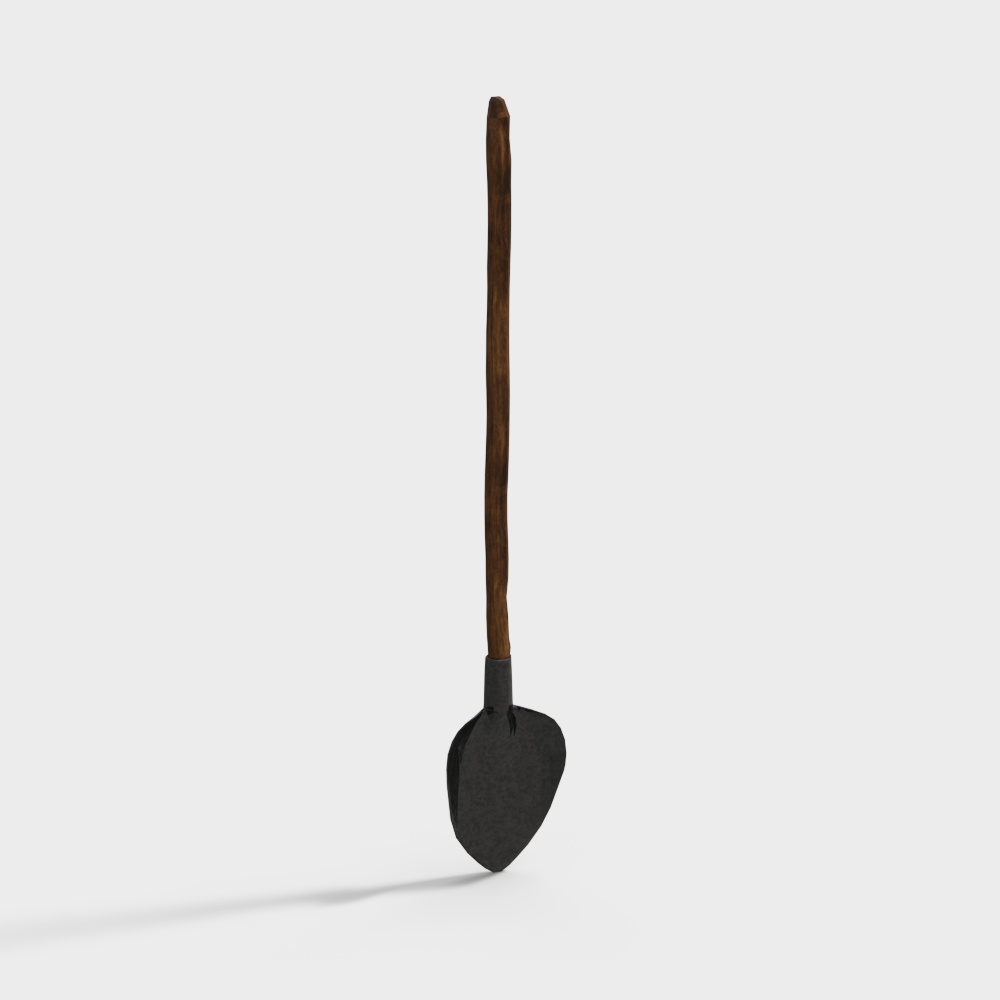 Vintage Shovel 3D Model