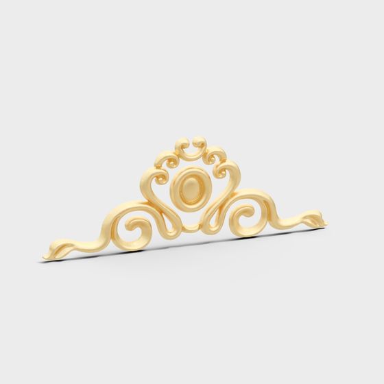 Elegant Royal Crown 3D Model