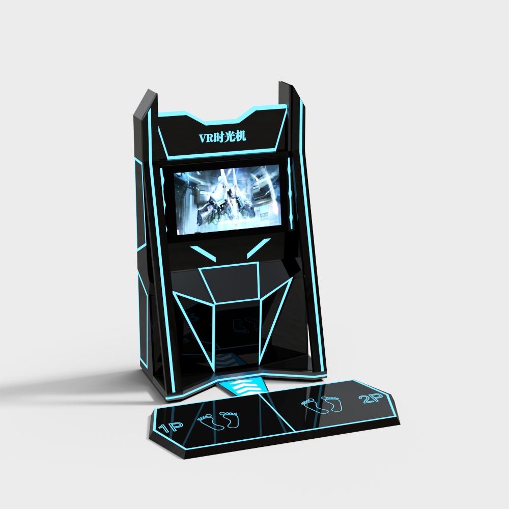 Futuristic VR Time Machine 3D model