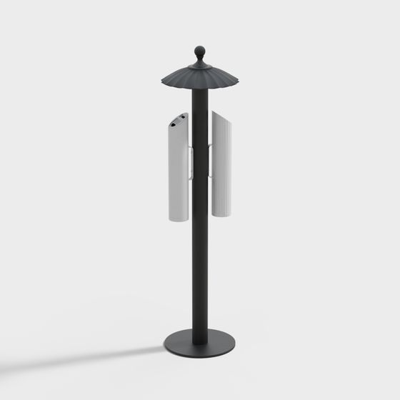 Minimalist Wind Chime 3D Model