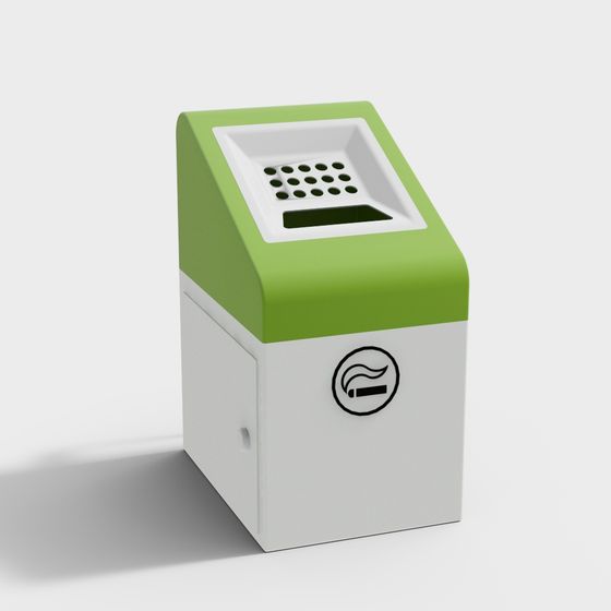 吸煙室壁掛式綠色滅火器