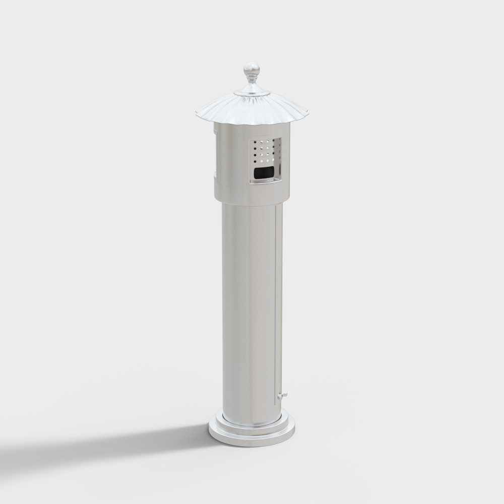 Outdoor smoke extinguishing column