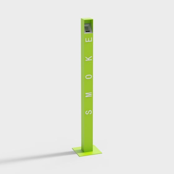 Vibrant Smoke Alarm Column 3D Model
