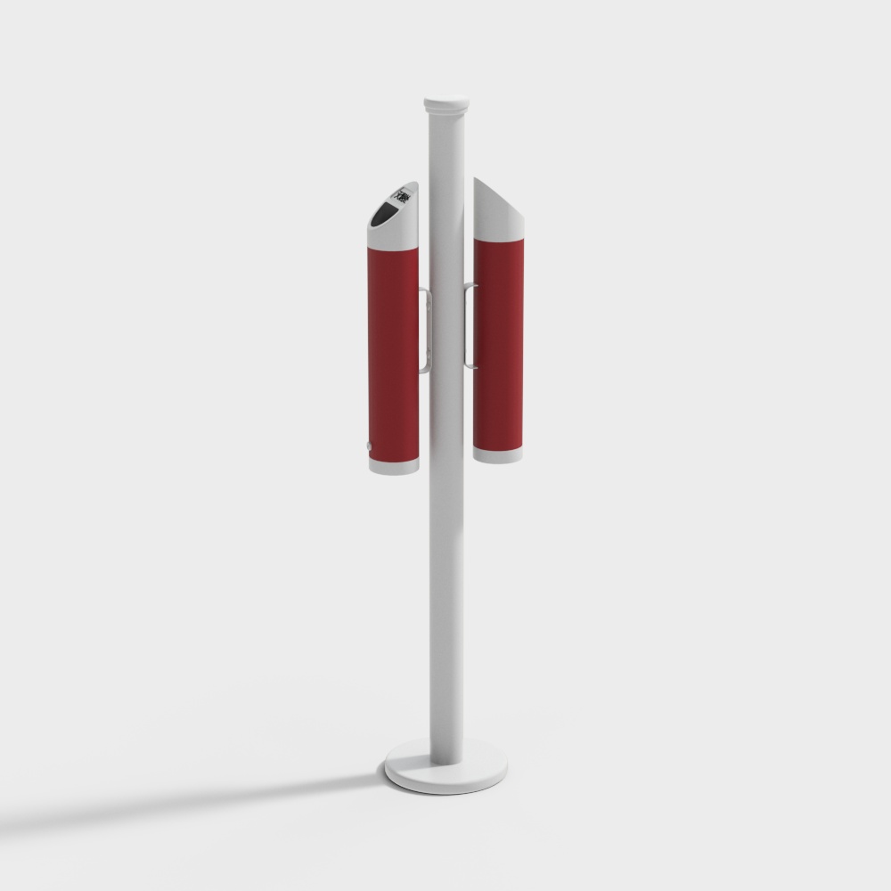 Outdoor smoke extinguishing column